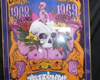 - 1968 1969 New Years Eve Grateful Dead & Lights Quick Silver Messenger Service Concert.
- The Posted is dated 1968 Bill Graham #152