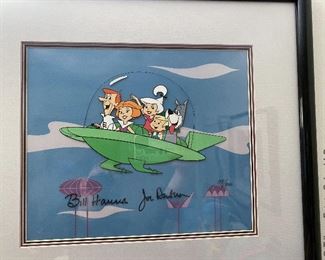 Jetson's signed "Sunday Drive" animation cel