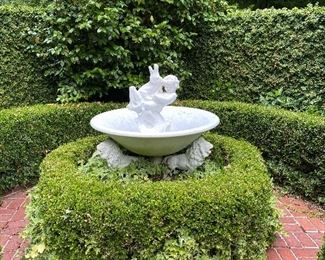 Fountain from the late Asa Candler’s home on Ponce de Leon. 

Asa Griggs Candler was an American business tycoon and politician who in 1888 purchased the Coca-Cola recipe for $238.98 from chemist John Stith Pemberton in Atlanta, Georgia. Candler founded The Coca-Cola Company in 1892 and developed it as a major company. Sorce from Wikipedia. 