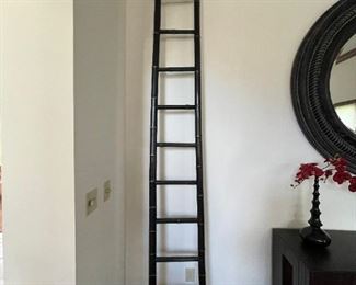 Decorative "Ladder of success", made of bamboo, Arhaus brand.  Mint Condition. Measurements: 108" x 