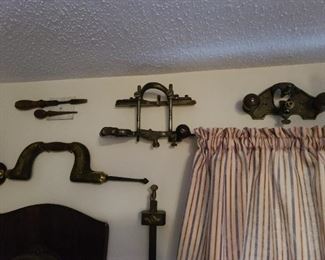 Collection of antique tools