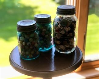 Marbles and buttons