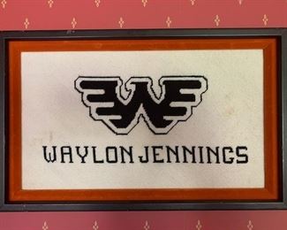 Really Cool art from the estate of Waylon Jennings Home $750