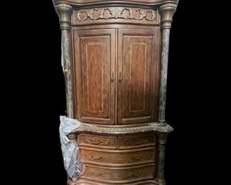 Michael amini marble armoire 
$350