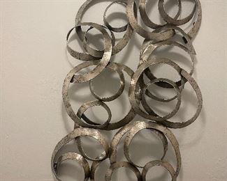 Metal sculpture x2 $24.99