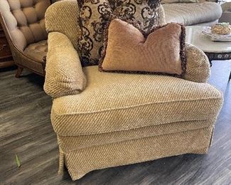 E.j. Victor goose down swivel chair two available $550 each 