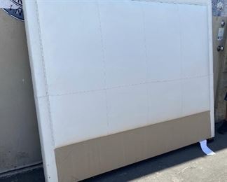 New Bernhardt leather king headboard $300