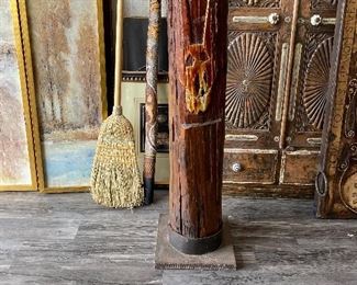 Coyote totem pole $50