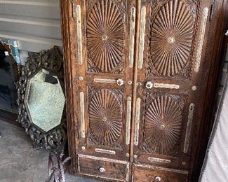 Terra de lago antique door wall hanging $350