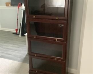 Four stack barrister book case.  Measures 60 “ tall x 29” w 12”d.  Presale $85