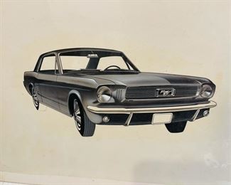 Some of the incredible commercial art work done by our client’s father