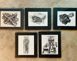 Some of the incredible commercial art work done by our client’s father