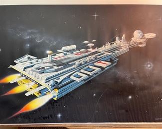 Some of the incredible commercial art work done by our client’s father