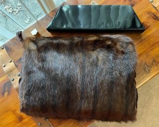 Vintage ladies mink muff