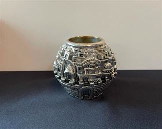 Sterling Silver 925 “Jerusalem” candleholder 