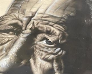 Some of the incredible commercial art work done by our client’s father