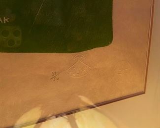 Eskimo Western Arctic 1970 “After The Hunt” signed Litho by Mark Emerak, purchased at the former Raven Gallery, Minneapolis in 1970