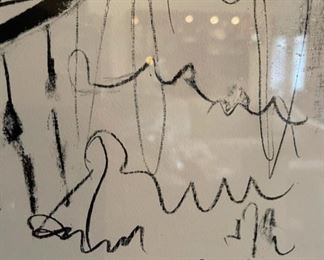 Authentic Pablo Picasso titled ‘Femme Au Balcon’ 1960 Original Poster Printed in Lithograph Technique