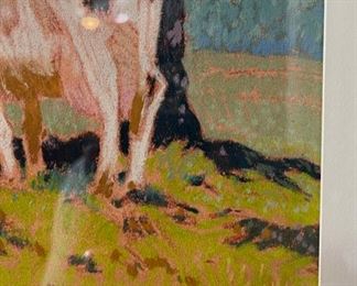 Robert Crump Minnesota WPA artist original pastel 
