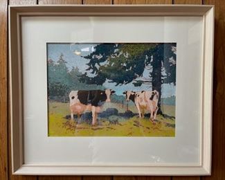 Robert Crump Minnesota WPA artist original pastel 