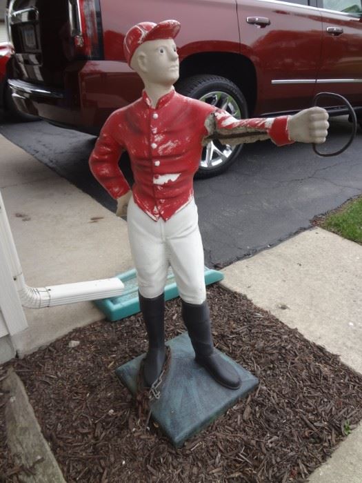 Concrete Lawn Jockey