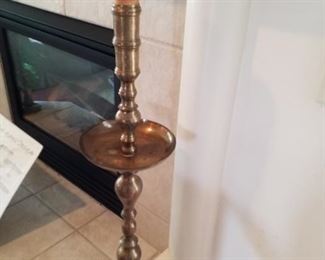 Large brass candlestick