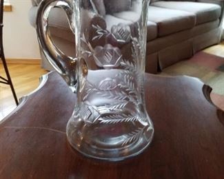 Glass pitcher
