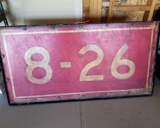 Runway taxi light up sign