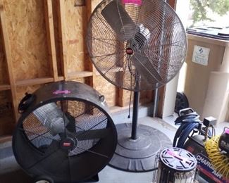 2 large fans