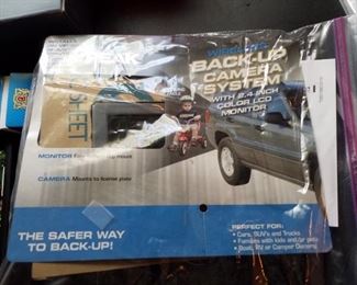 Peak back up camera system