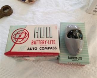 Hull battery-lite compass, new in the box