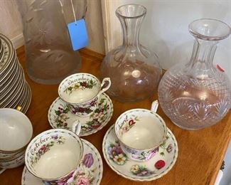 glassware and teacups
