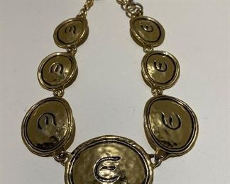 Elizabeth Taylor Signature ‘Gold Coast’ Necklace 1993 Avon