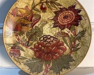 Raymond Waites Hand Painted Floral Decorative Plate Toyo Trading Co.