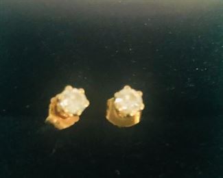 1/3 Ct total weight Diamond Earrings 