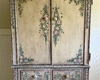 Painted Armoire (2 Pieces)