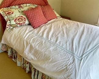 Full Upholstered Headboard (Mattress & Boxspring Included) 