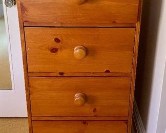 Four Drawer Narrow Chest