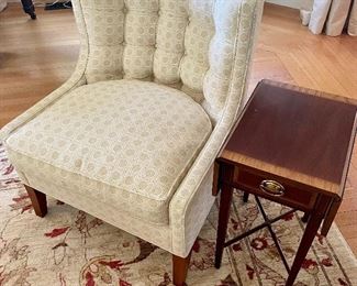 (2) Pearson upholstered chairs 