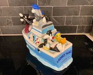 Looney Tunes Boat Cookie Jar