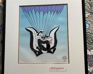 1998 Warner Brothers Pepe Le Pew "Taking the Leap" Sericel WB