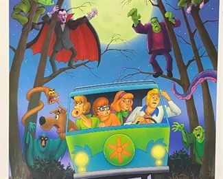 Studio Scooby Doo Halloween Print
