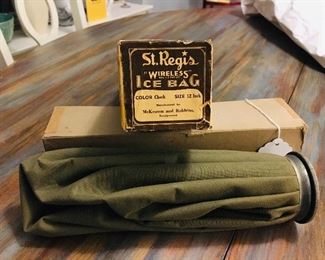WWII St Regis Ice Bag with box