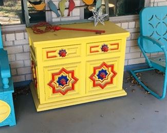 Colorful Wooden Chest