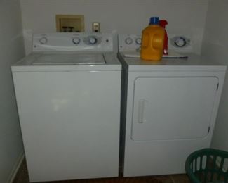 GE washer & elec. dryer