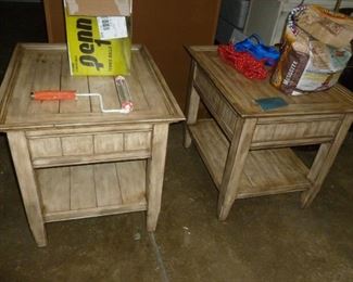 pair of end tables