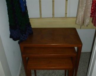 Mid-century modern nesting tables from Denmark