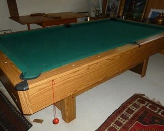 Nice slate-top pool table