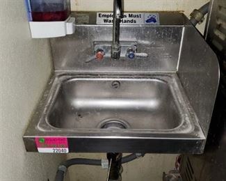 17in Hand Sink, Soap Dispenser
