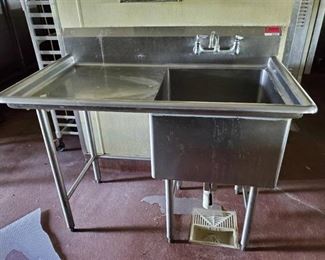 4ft Stainless Single Bay Sink